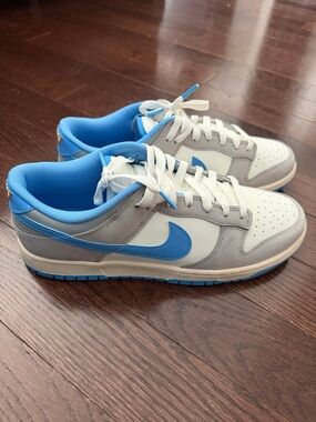 Nike Dunk Low Grey Fog University Blue Men’s 10.5 Clean 🔥  worn twice